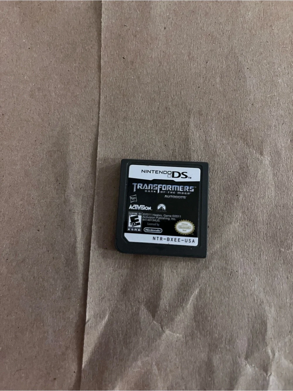 Nintendo DS Dark of the Moon Transformers: Autobots Game - Black